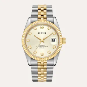 DORADO Two Tone Timeless Watch - Gold