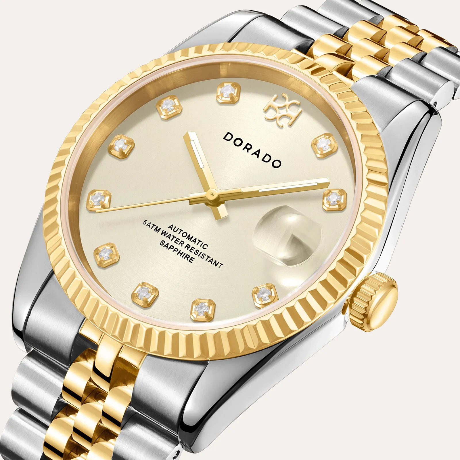 DORADO Two Tone Timeless Watch - Gold