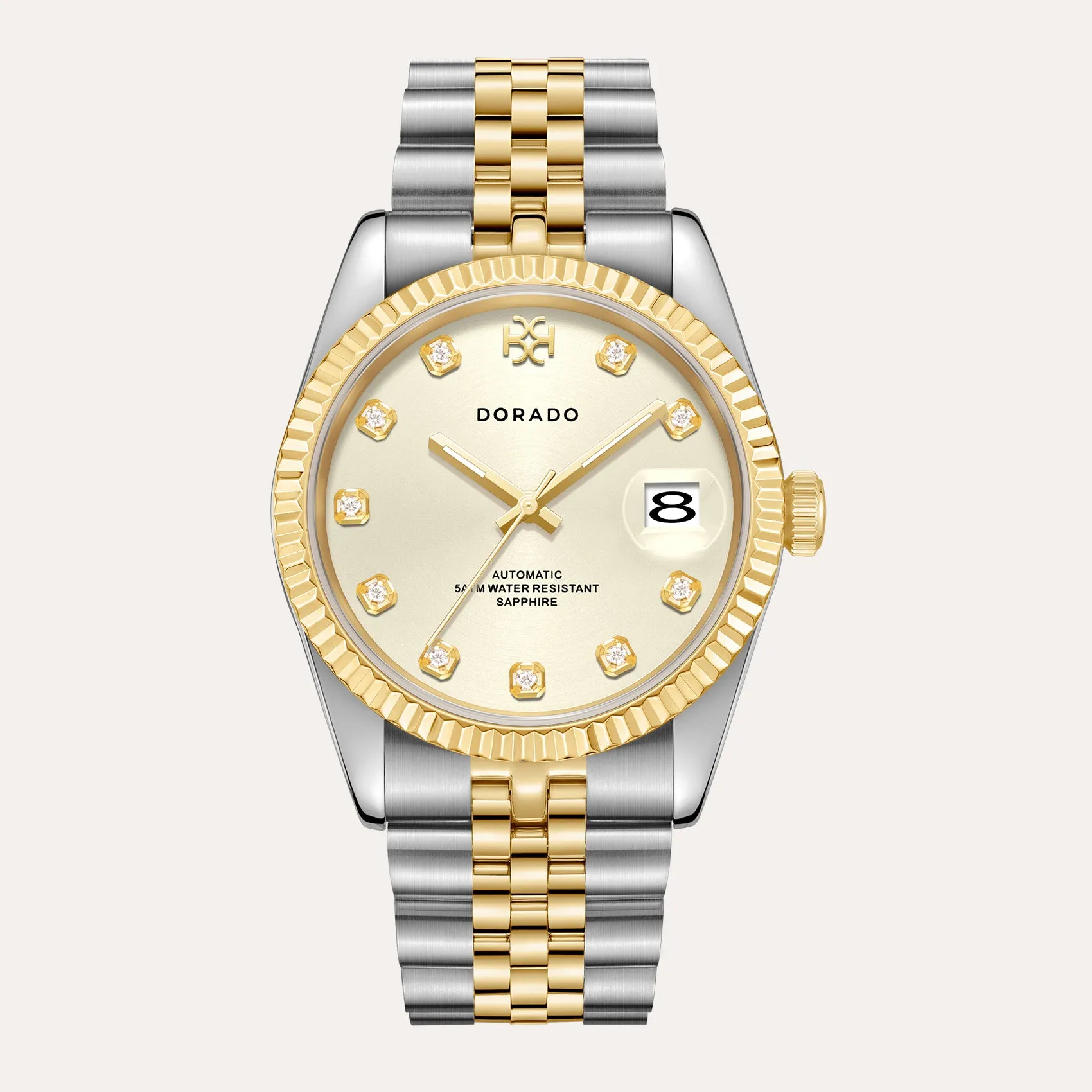 DORADO Two Tone Timeless Watch - Gold