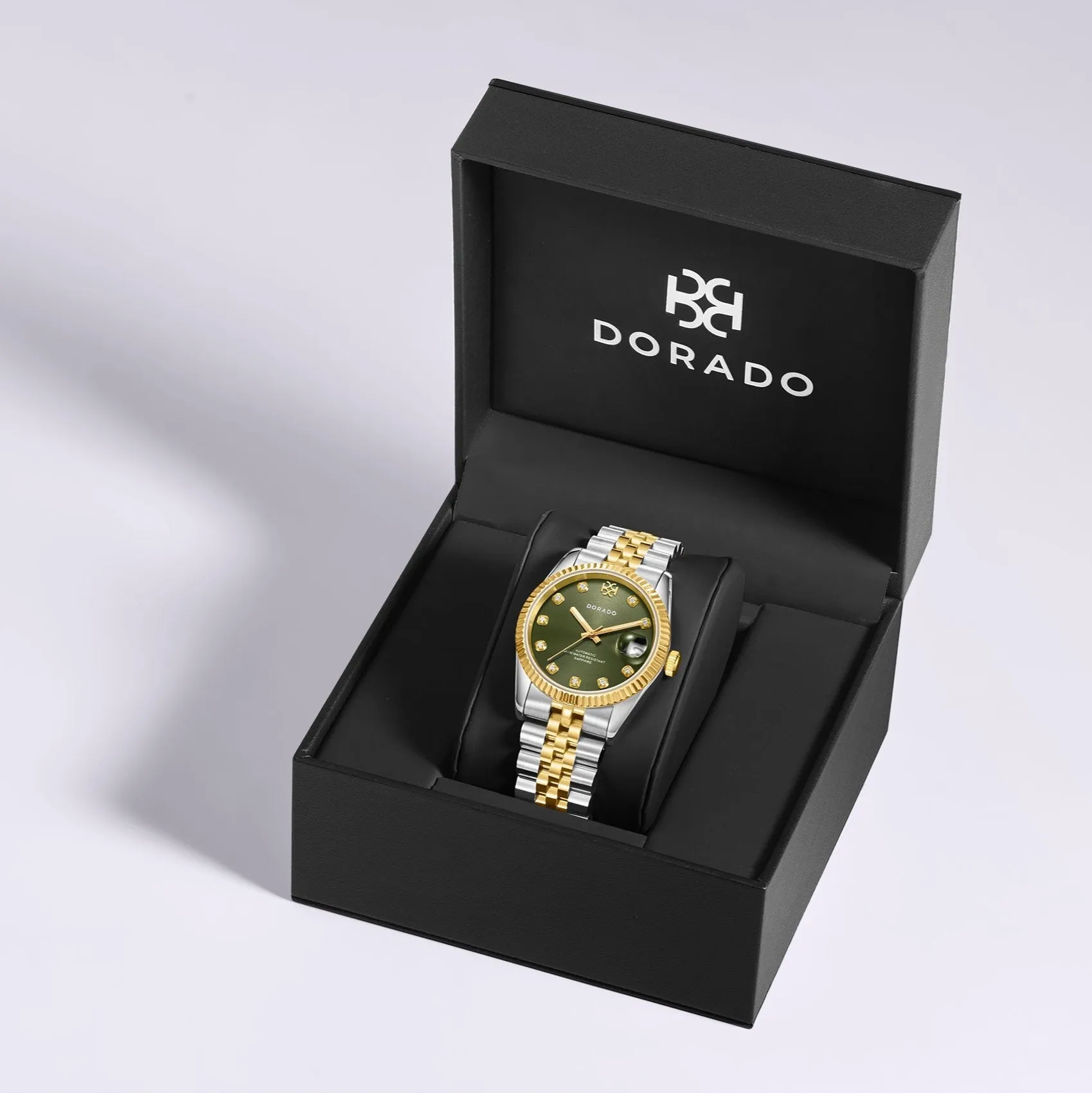 DORADO Two Tone Timeless Watch - Olive