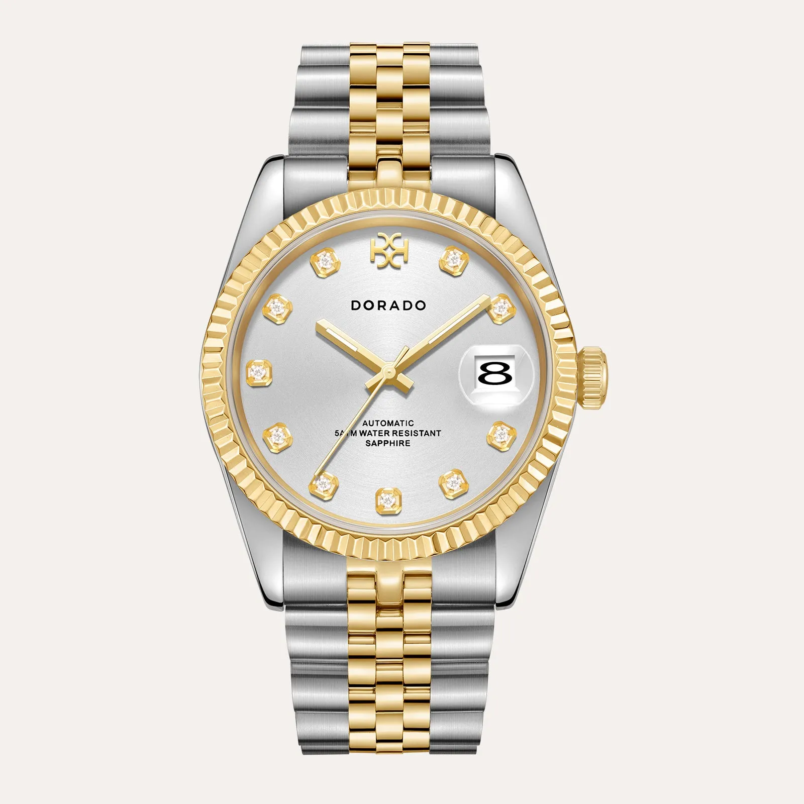 DORADO Two Tone Timeless Watch - Silver