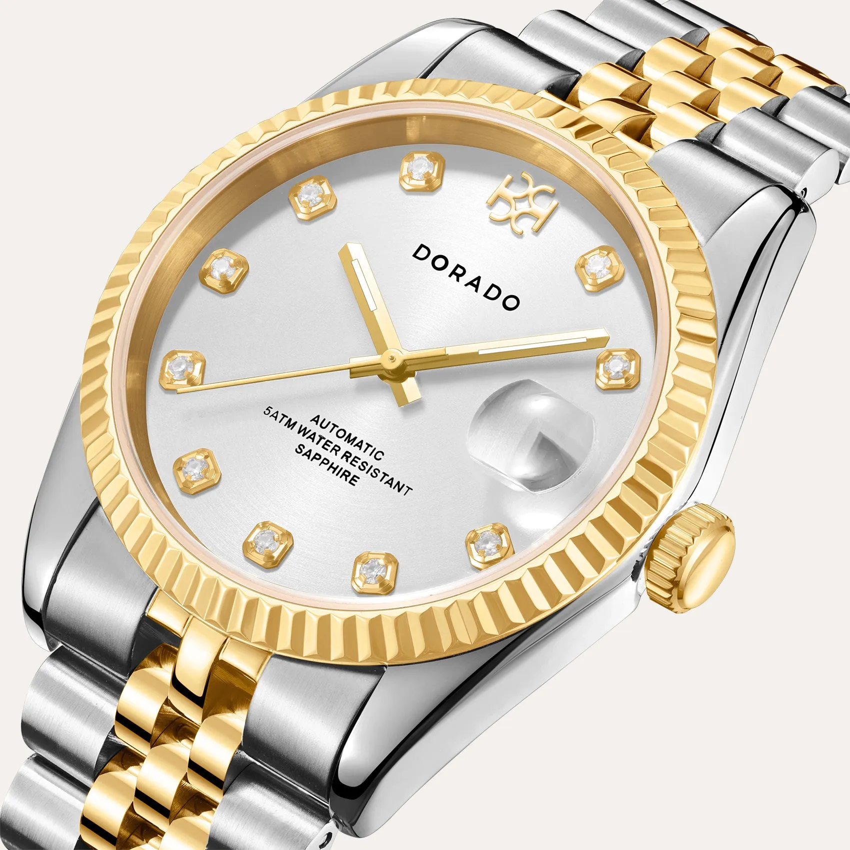 DORADO Two Tone Timeless Watch - Silver