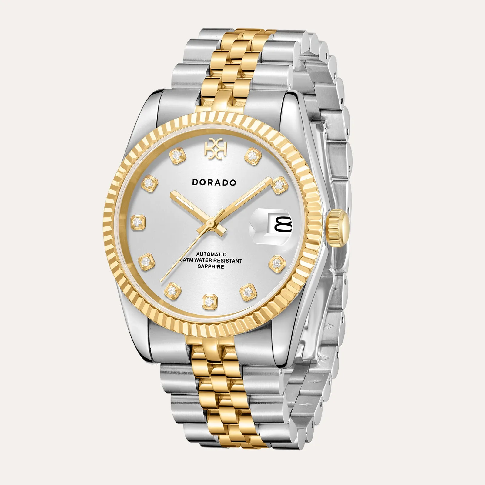 DORADO Two Tone Timeless Watch - Silver