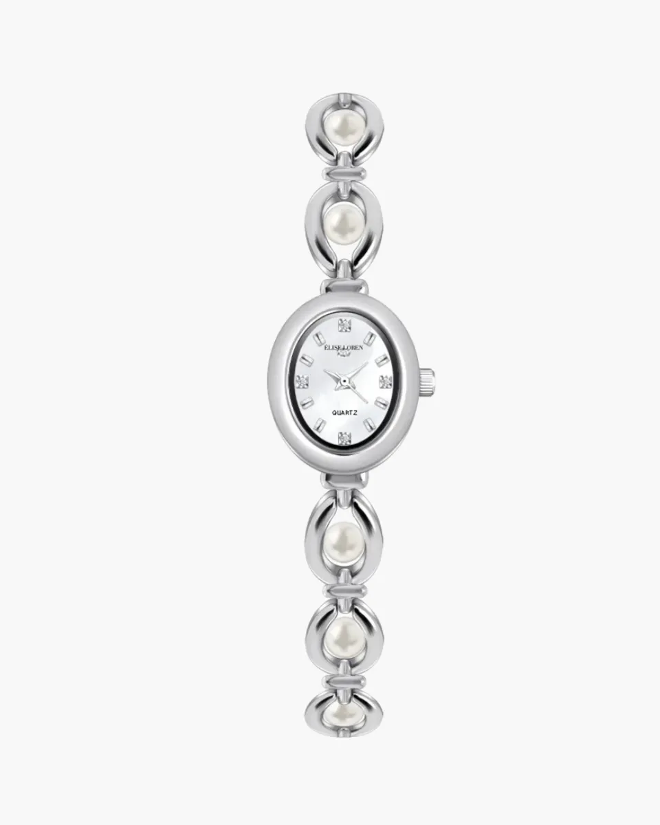 Elara Pearl – Timeless pearl elegance – Bracelet watch
