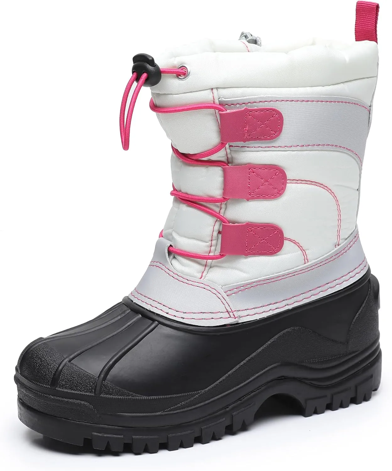 Felabo Kids Boys Girls Snow Boots Water-Resistant Winter Boots with Warm Lining & Anti-Slip Sole (Little Kid/Big Kid)