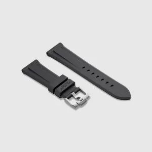 FKM Rubber Strap for Tudor Heritage Chrono - Carbon Grey