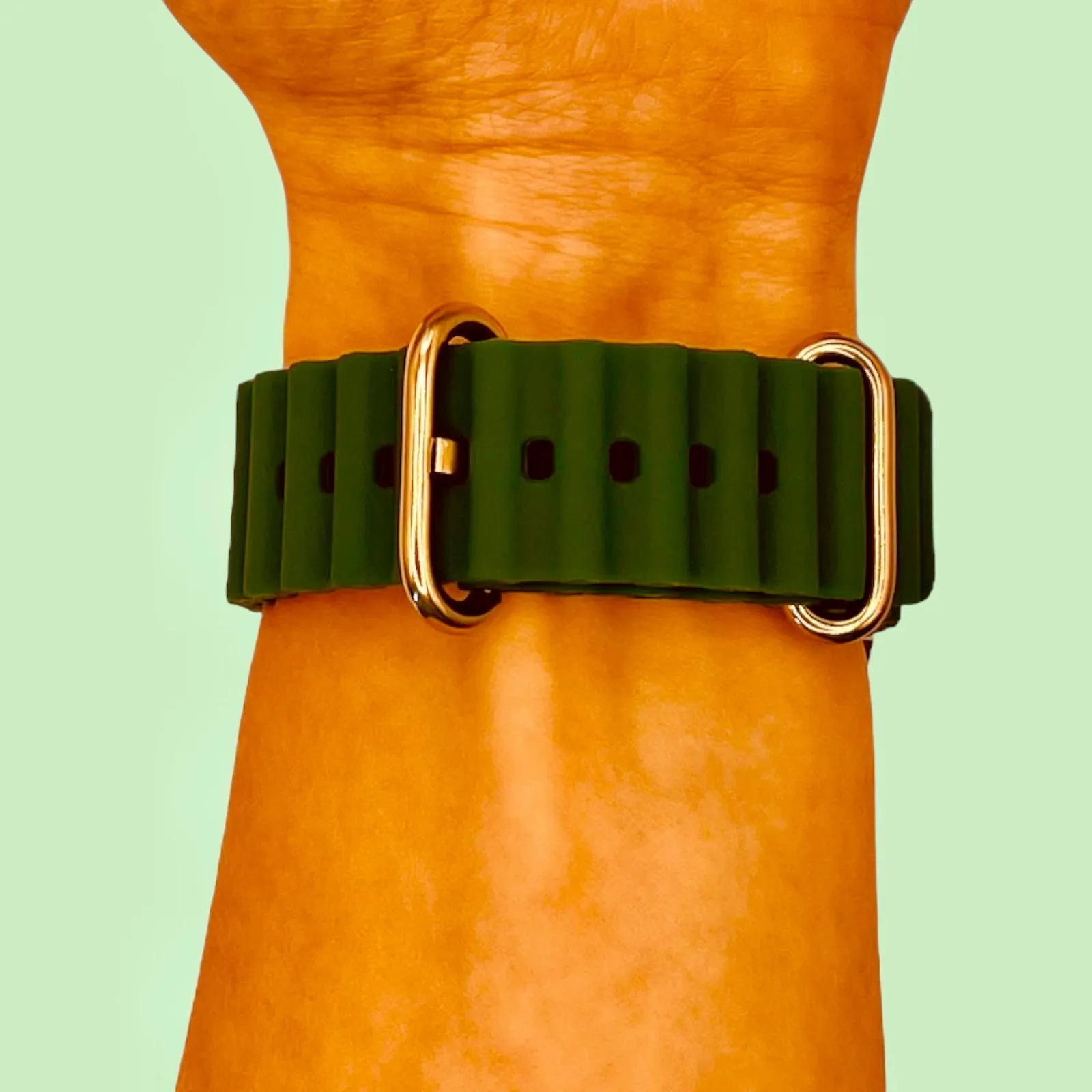 Fossil 18mm Range compatible Silicone Ocean Bands Watch Straps