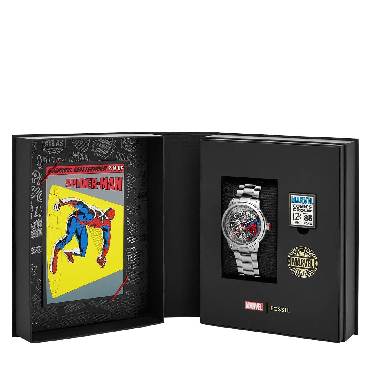 Fossil Marvel LE Spiderman Limited Edition Watch LE1197SET