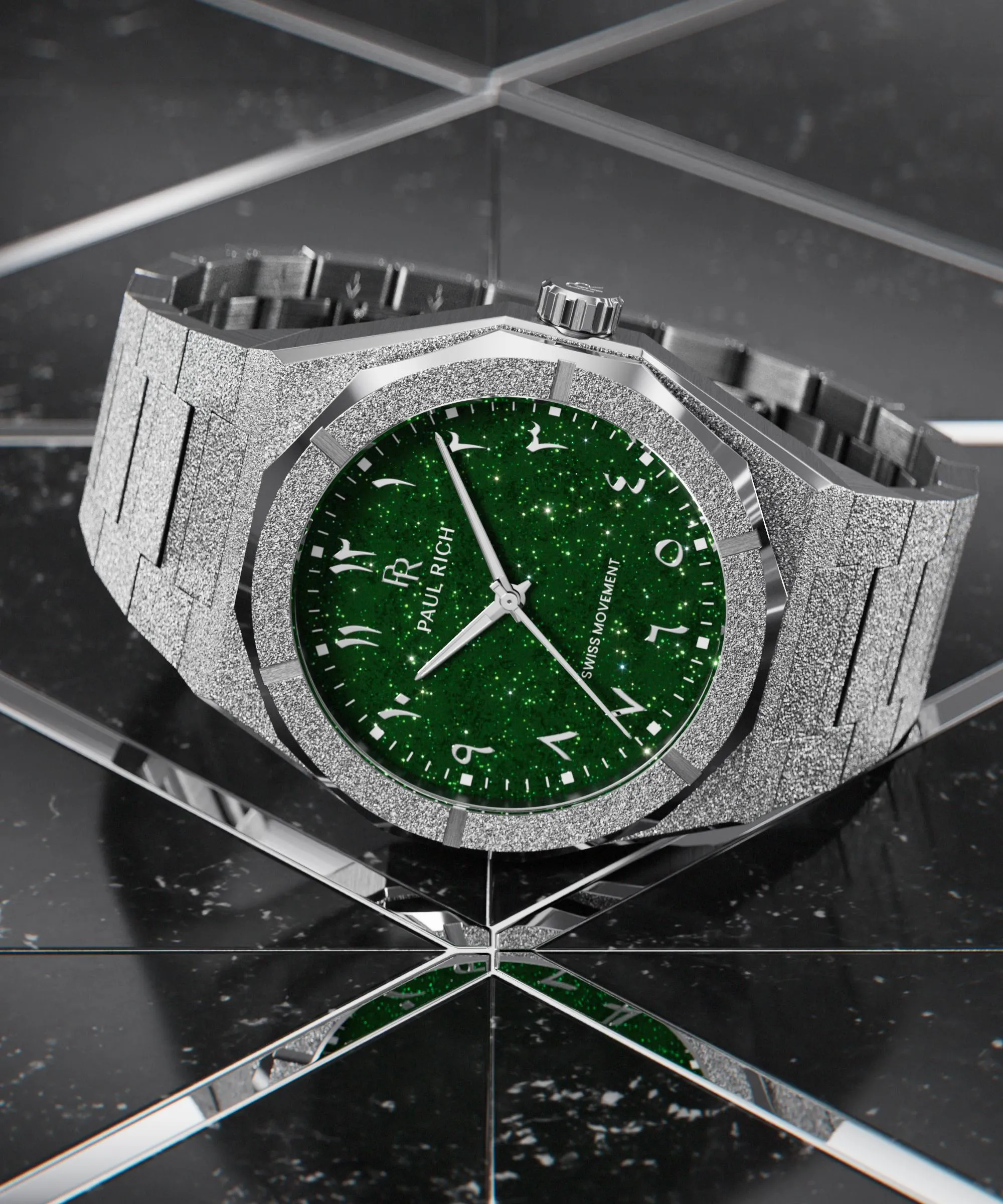 Frosted Star Dust II Emerald Mirage