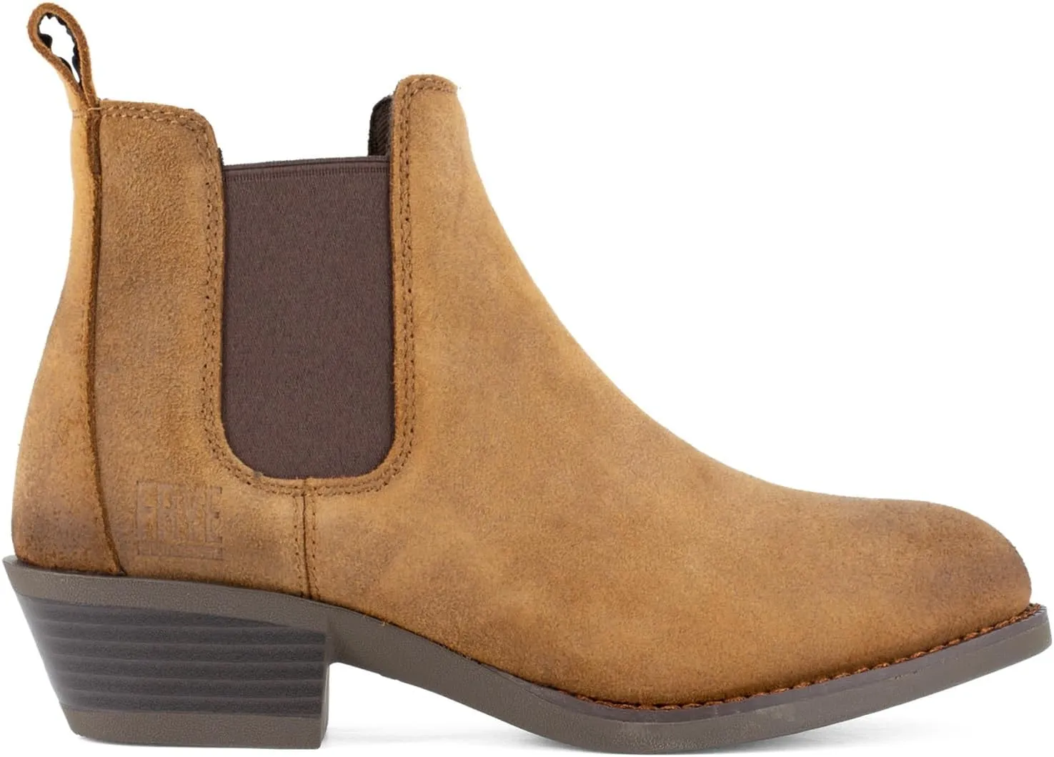Frye Supply Women's Safety-Crafted Steel Mid-Cut Dark Brown Chelsea Boot