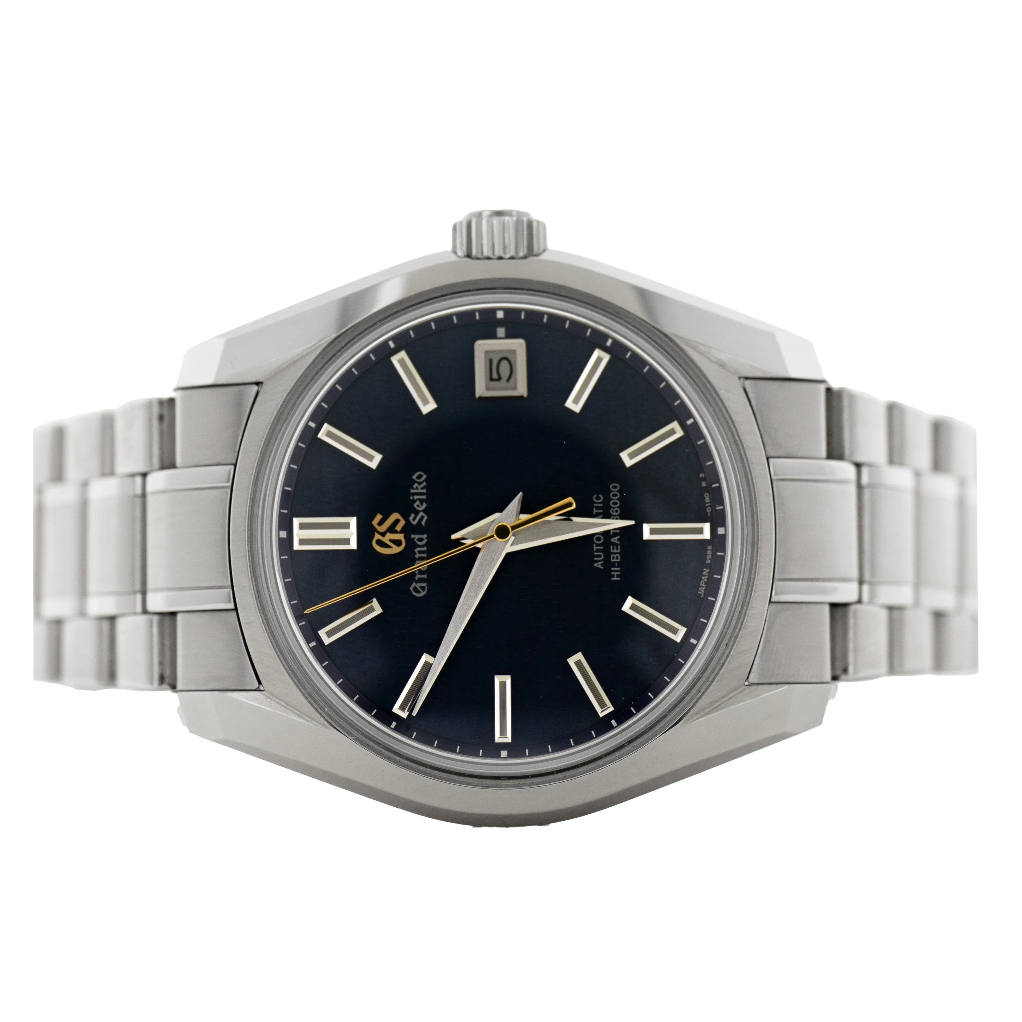 Grand Seiko Heritage Hi-Beat Stainless Steel Blue Dial 40mm SBGH273 Full Set