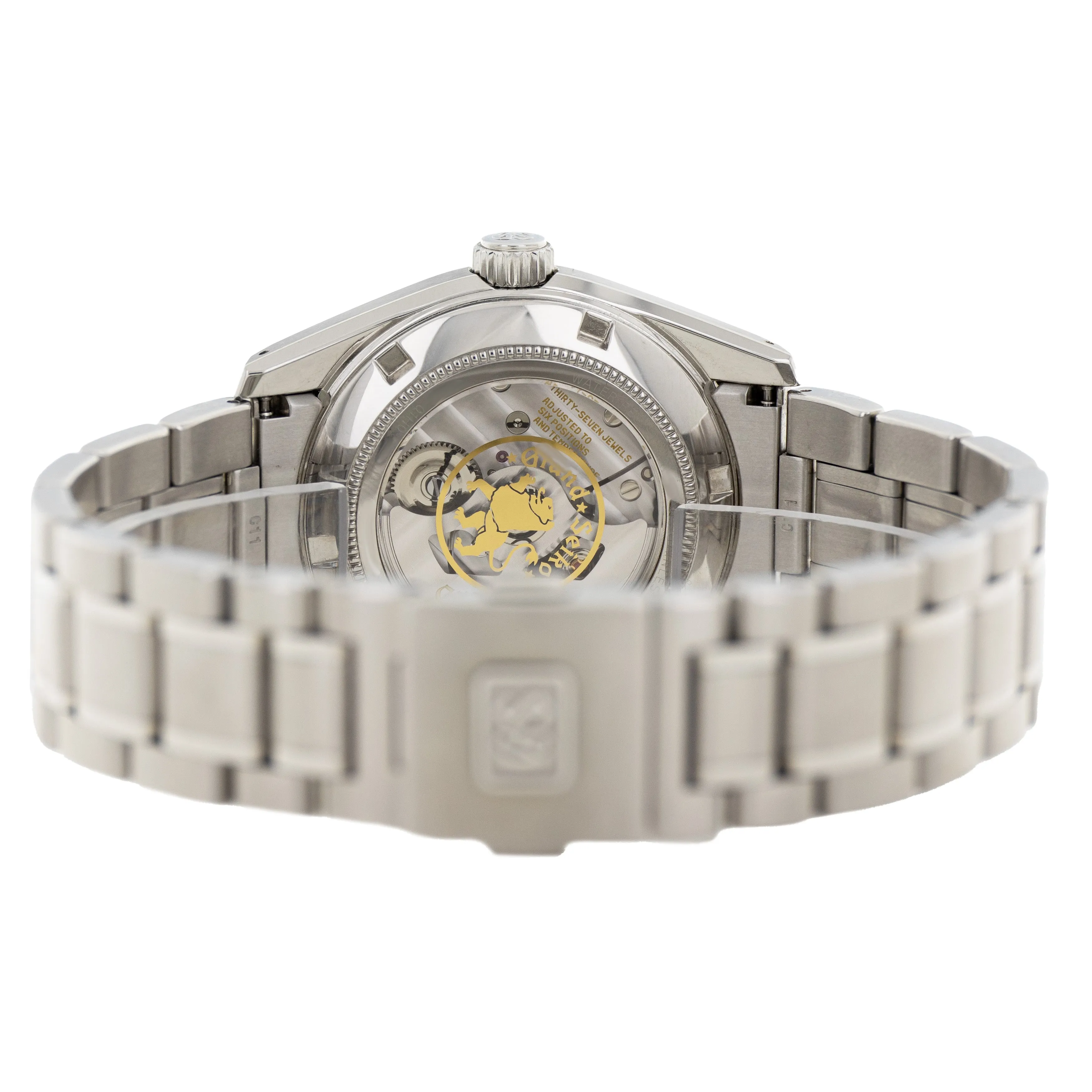 Grand Seiko Heritage Hi-Beat Stainless Steel Blue Dial 40mm SBGH273 Full Set
