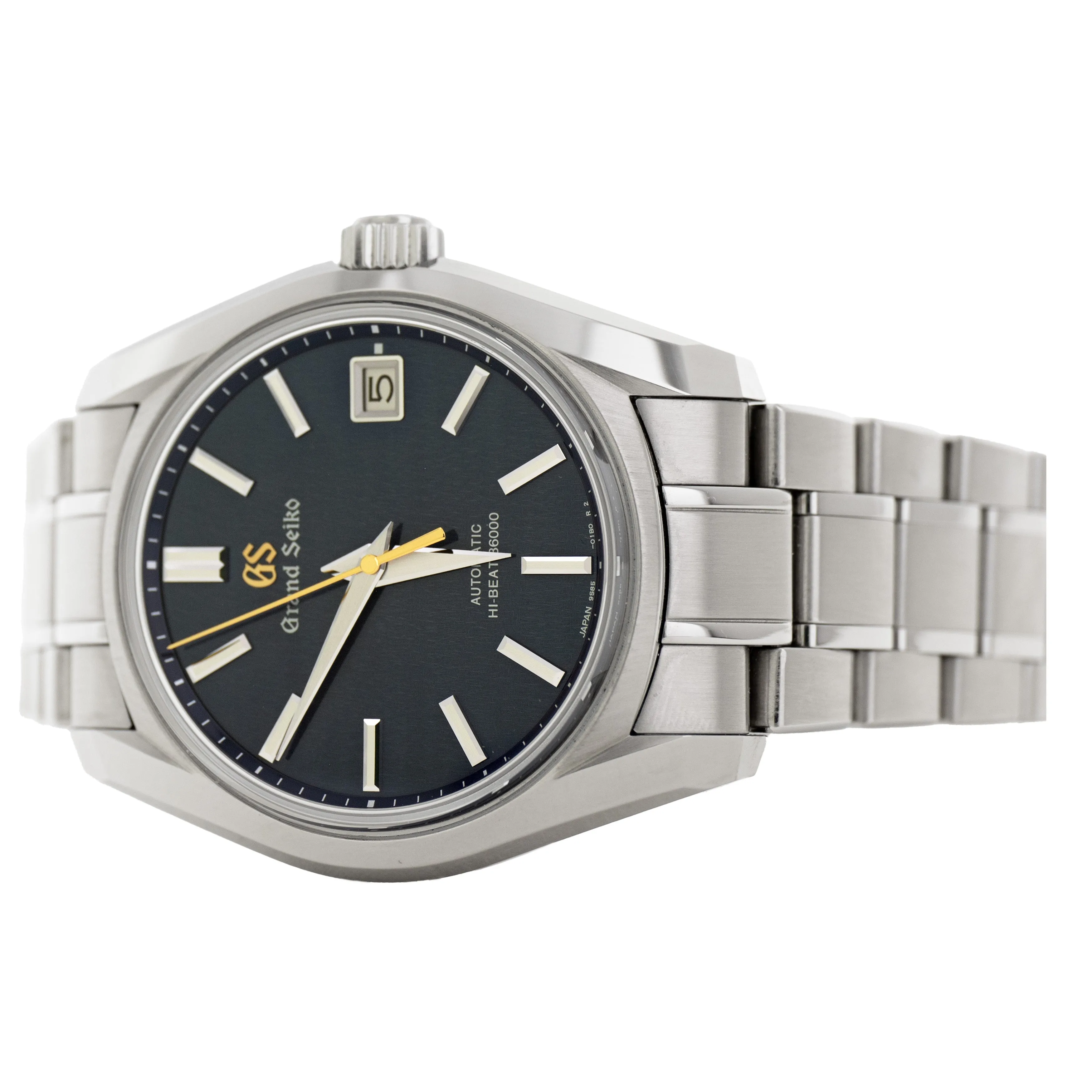 Grand Seiko Heritage Hi-Beat Stainless Steel Blue Dial 40mm SBGH273 Full Set