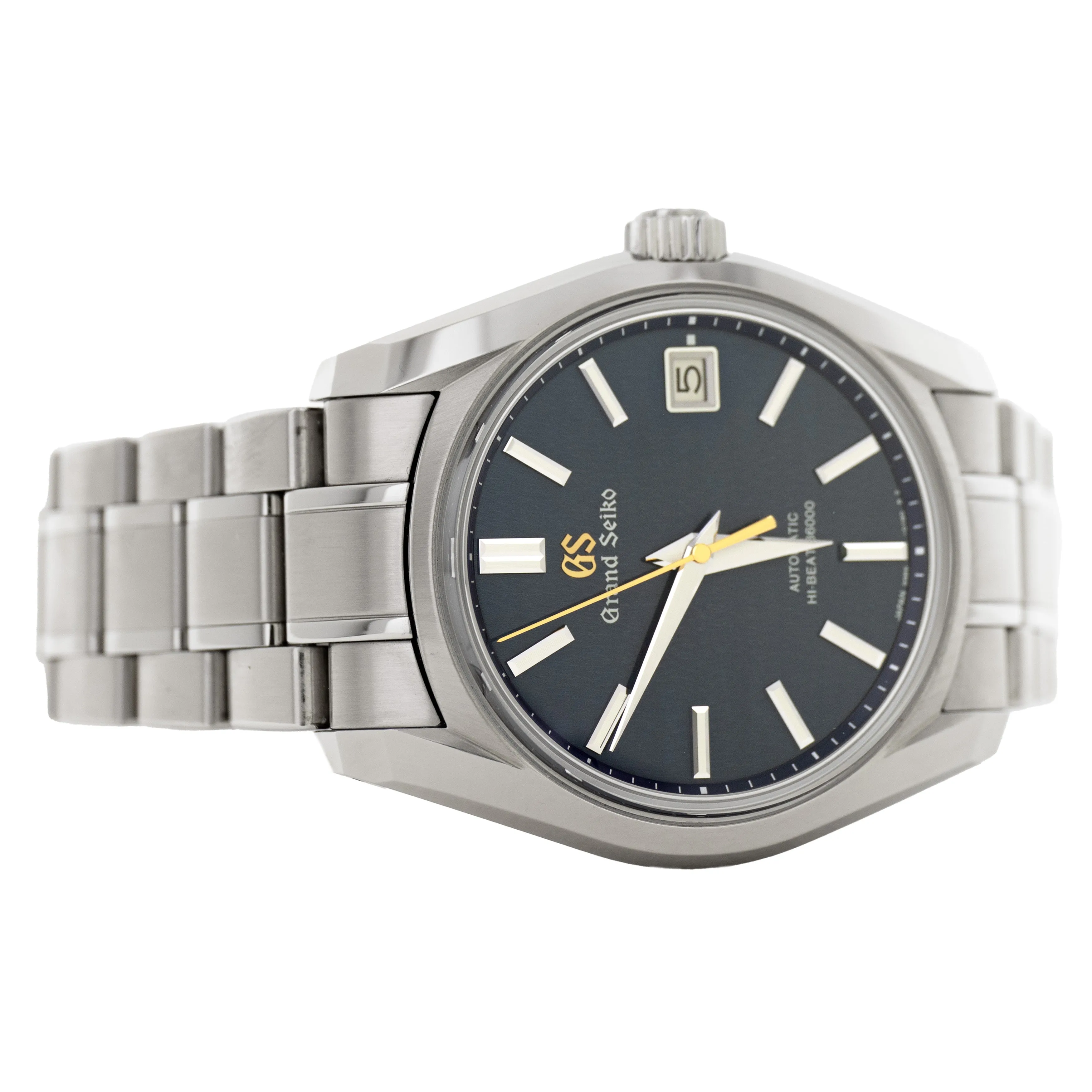 Grand Seiko Heritage Hi-Beat Stainless Steel Blue Dial 40mm SBGH273 Full Set