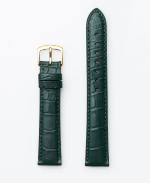 Green Genuine Matte Alligator | h2005