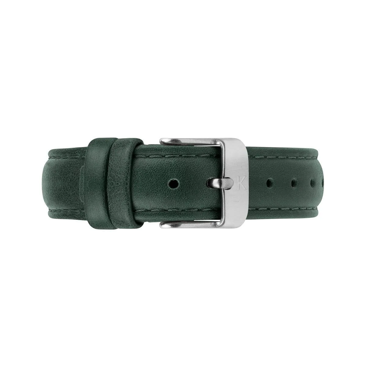Green Leather Watch Strap - 16mm Width