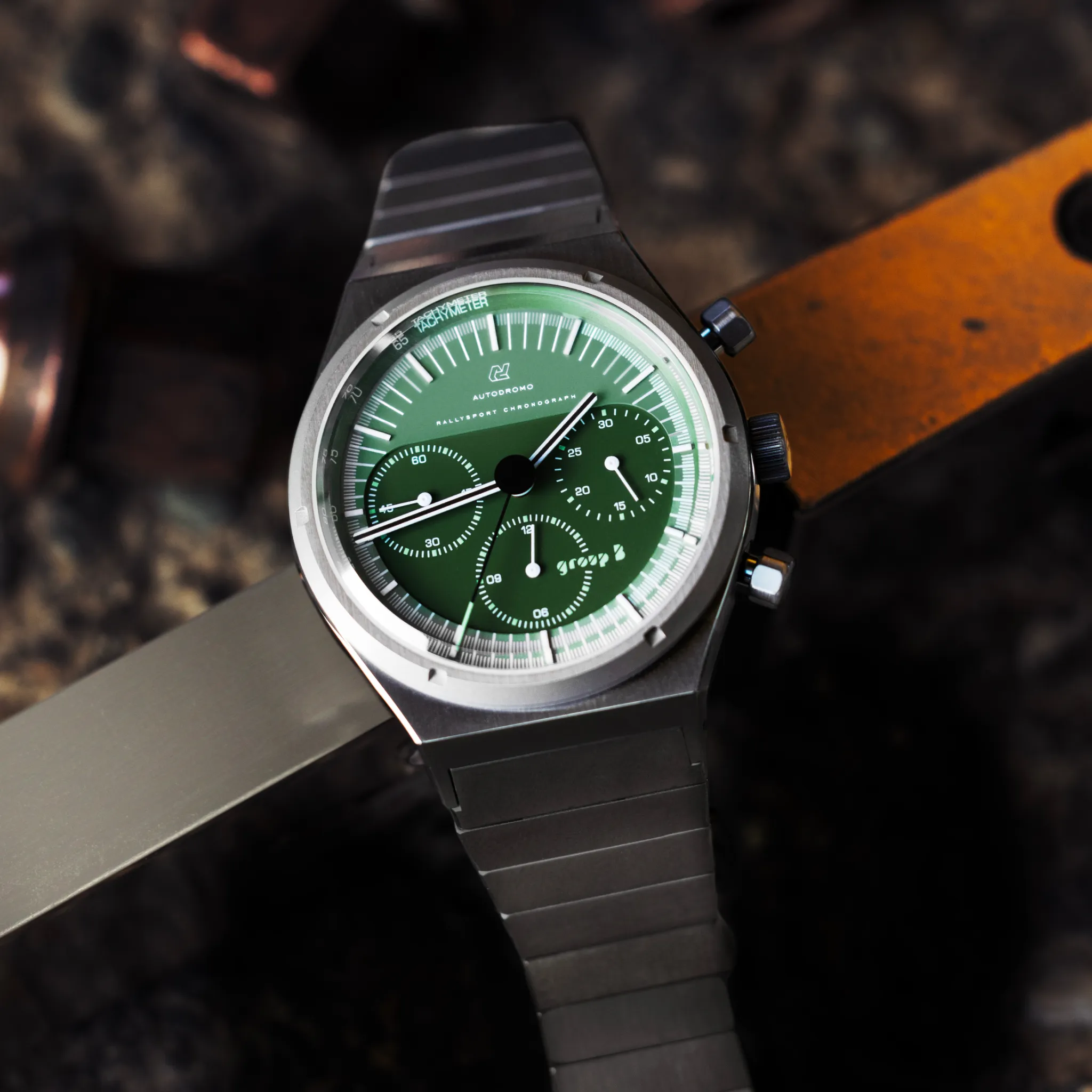 Group B Rallysport Chronograph H01 for Hodinkee