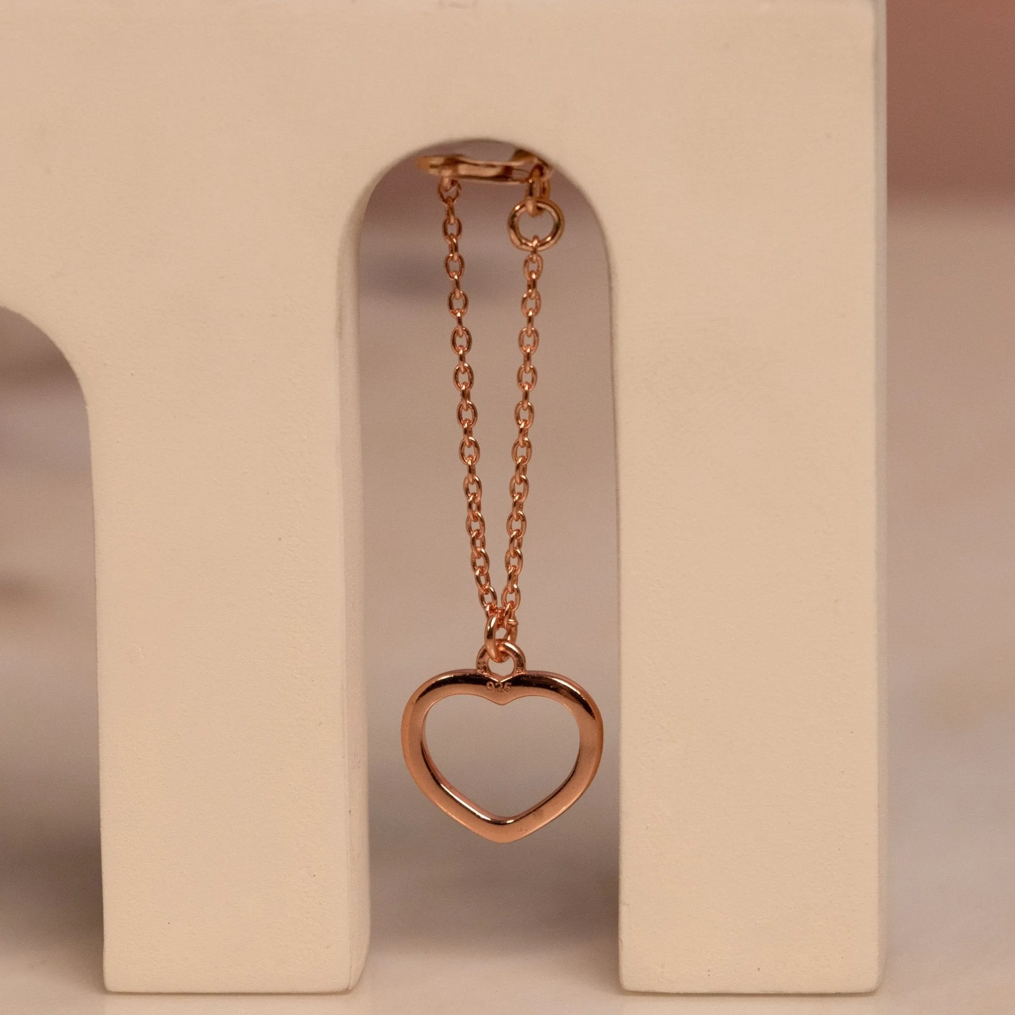Heart 925 Sterling Silver Watch Charm