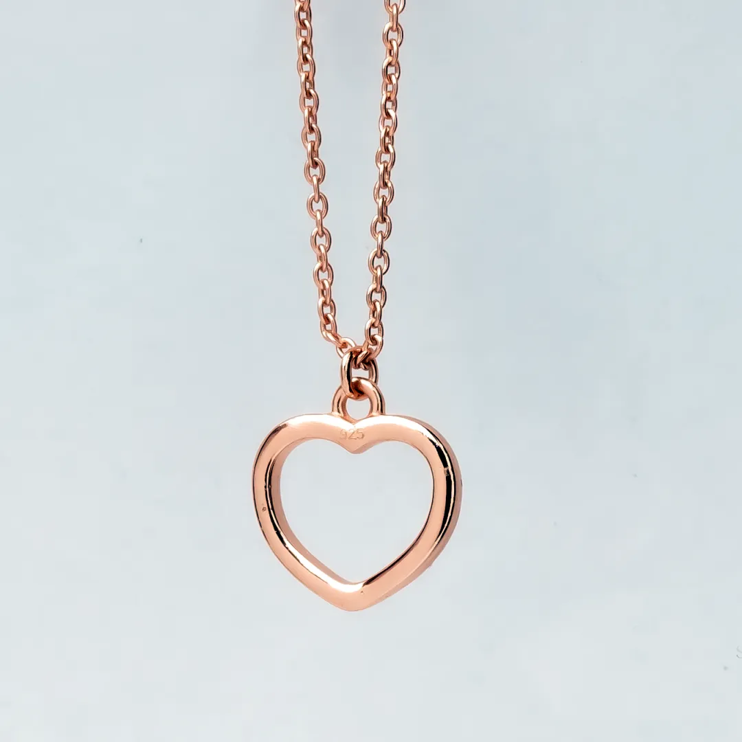 Heart 925 Sterling Silver Watch Charm