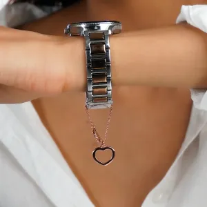 Heart 925 Sterling Silver Watch Charm