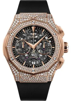 Hublot Classic Fusion Aerofusion Chronograph Orlinski King Gold Pave Watch - 45 mm - Sapphire Crystal Dial-525.OX.0180.RX.1704.ORL19