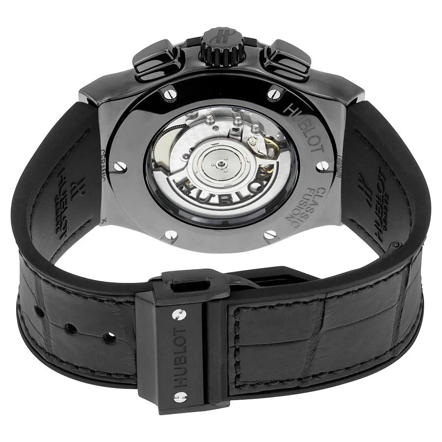 Hublot Classic Fusion Black Ceramic Case Chronograph Watch 521.CM.1771.LR