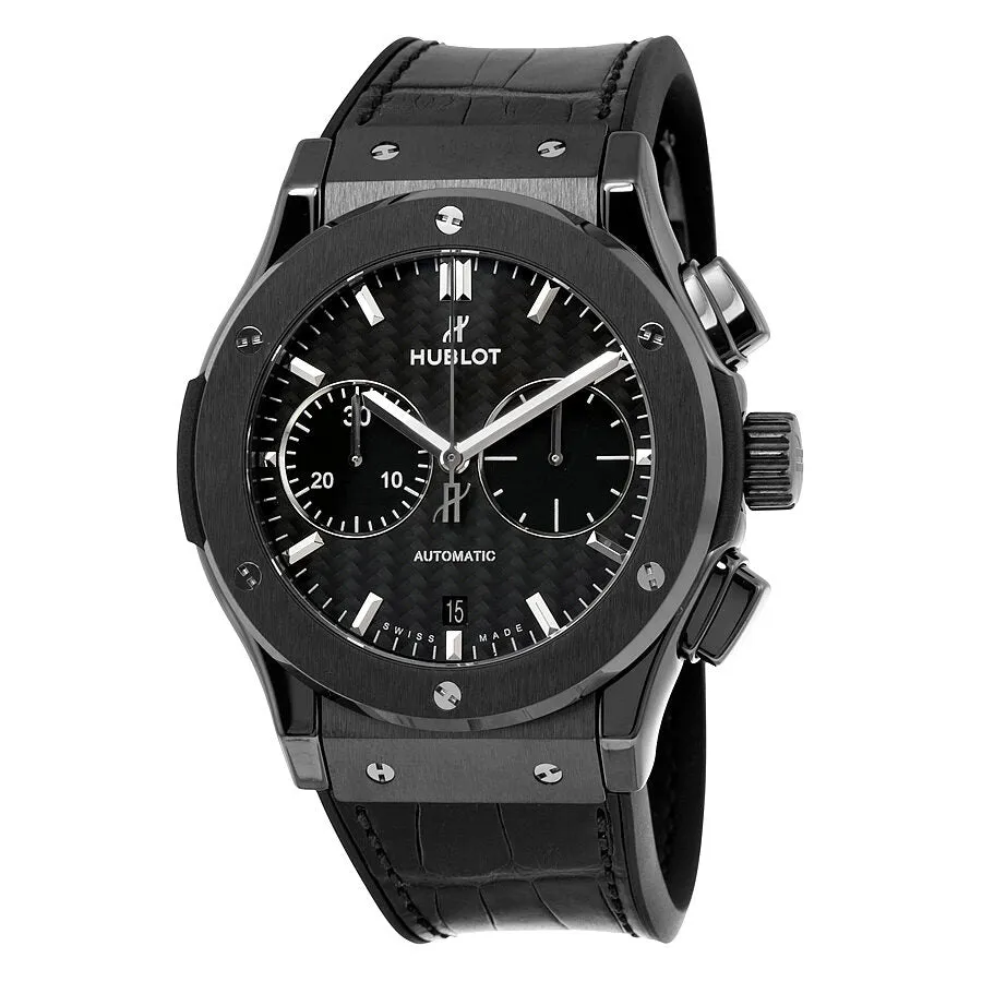 Hublot Classic Fusion Black Ceramic Case Chronograph Watch 521.CM.1771.LR