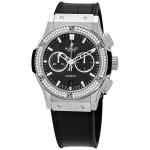 Hublot Classic Fusion Chronograph Automatic Black Dial Men's Watch 541.NX.1170.LR.1104
