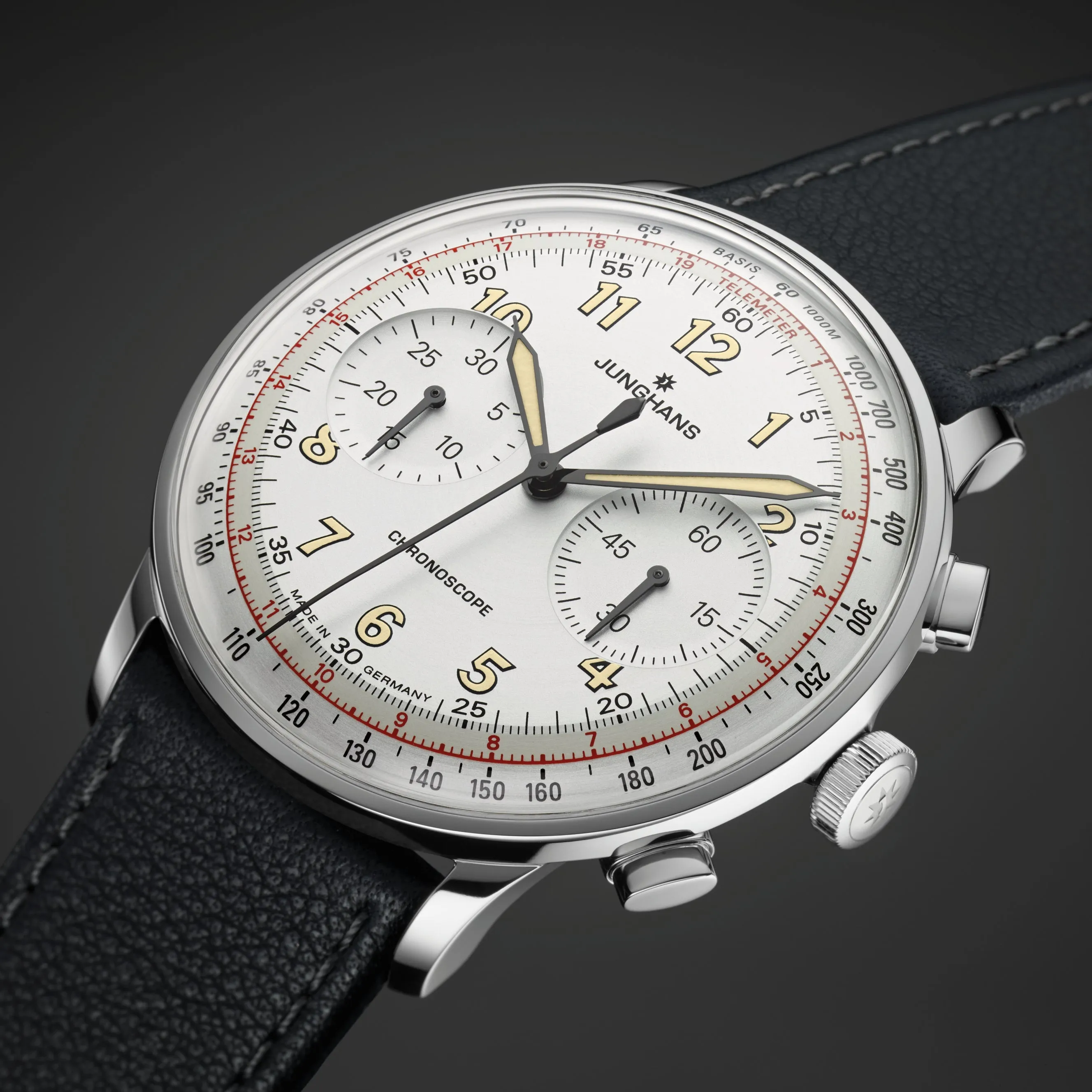 Junghans Meister Telemeter Men's Black Watch 27/3380.02