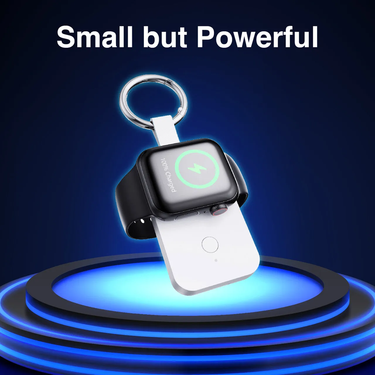 Laser ChargeCore Power Bank for Apple Watch - 1000mAh (White)