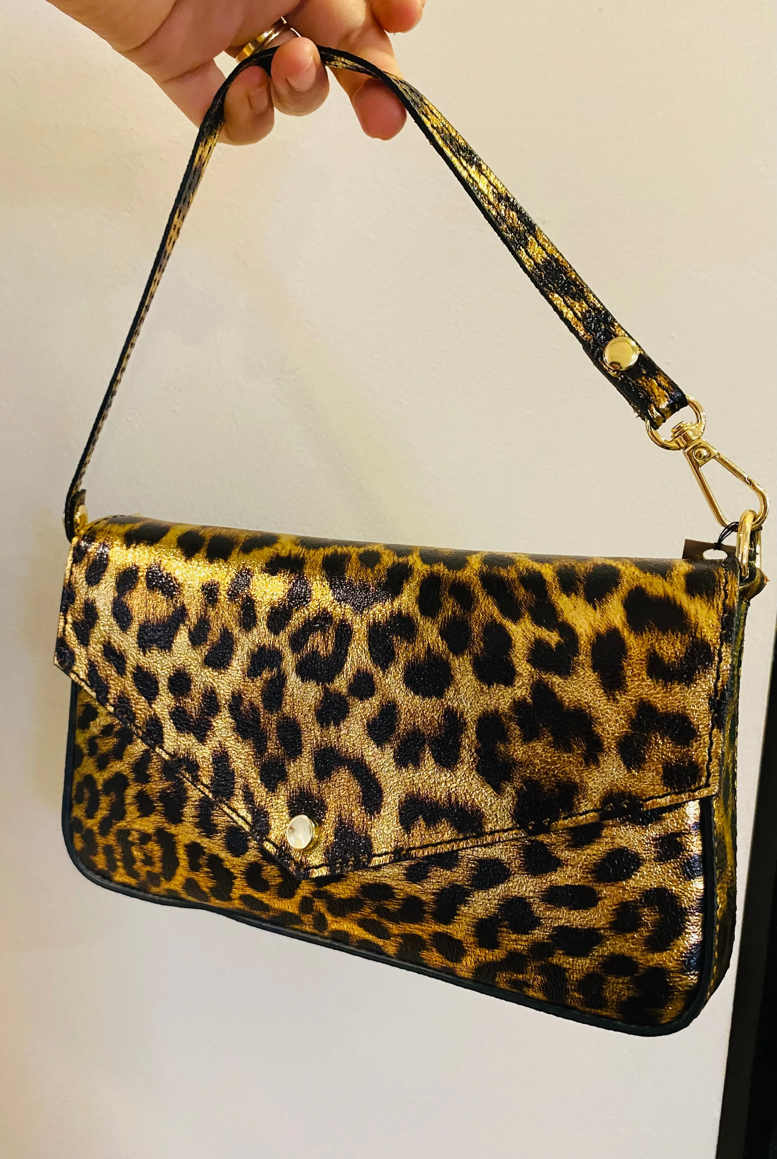 Leopard Leather Bag