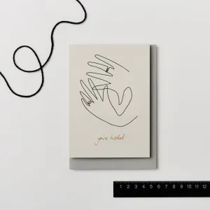 Lines Hitched Card