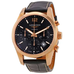 Longines Conquest Classic Black Dial Men's Chronograph Watch L27868563 L2.786.8.56.3