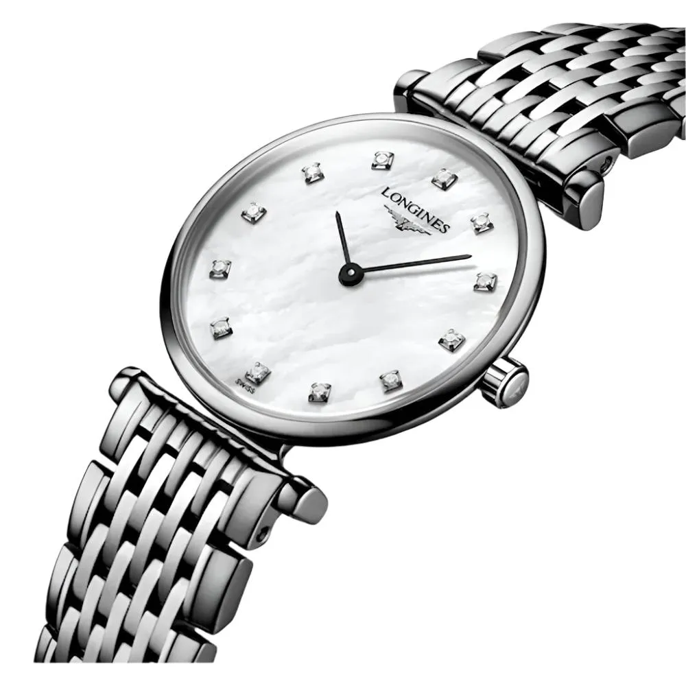 Longines La Grande Classique 24mm Quartz Watch with Diamonds
