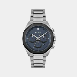 Men Blue Chronograph Stainless Steel Watch 1514015