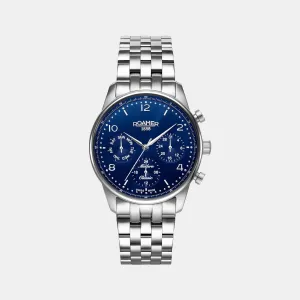 Men's Blue Multi-Function Stainless Steel Watch 509902 41 44 20
