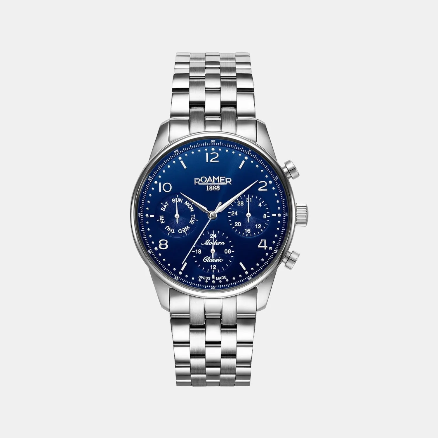 Men's Blue Multi-Function Stainless Steel Watch 509902 41 44 20