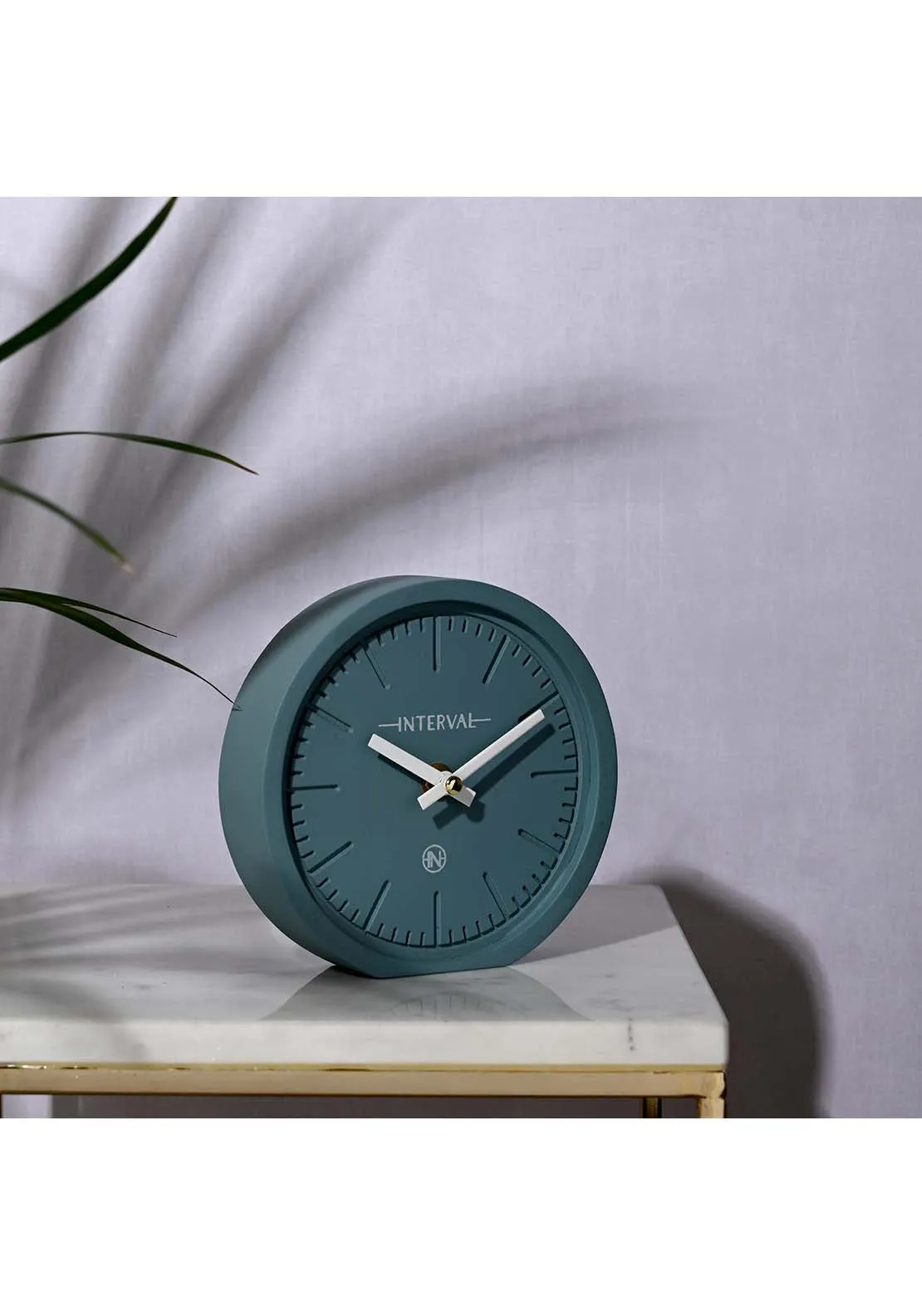 Minimalist Desk Clock 15Cm - Teal