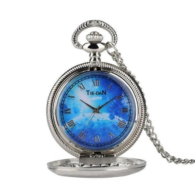 Modern Quartz Half Hunter Pocket Watch - Multiverse