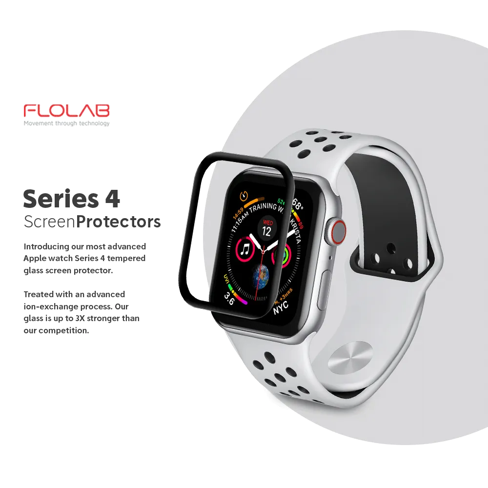 NanoArmour Apple Watch Screen Protector Series 4