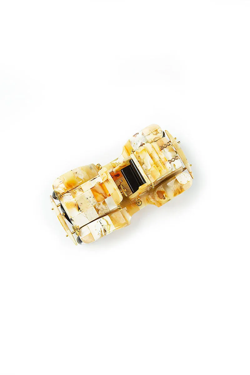 Natural Amber Luxury Souvenir Car