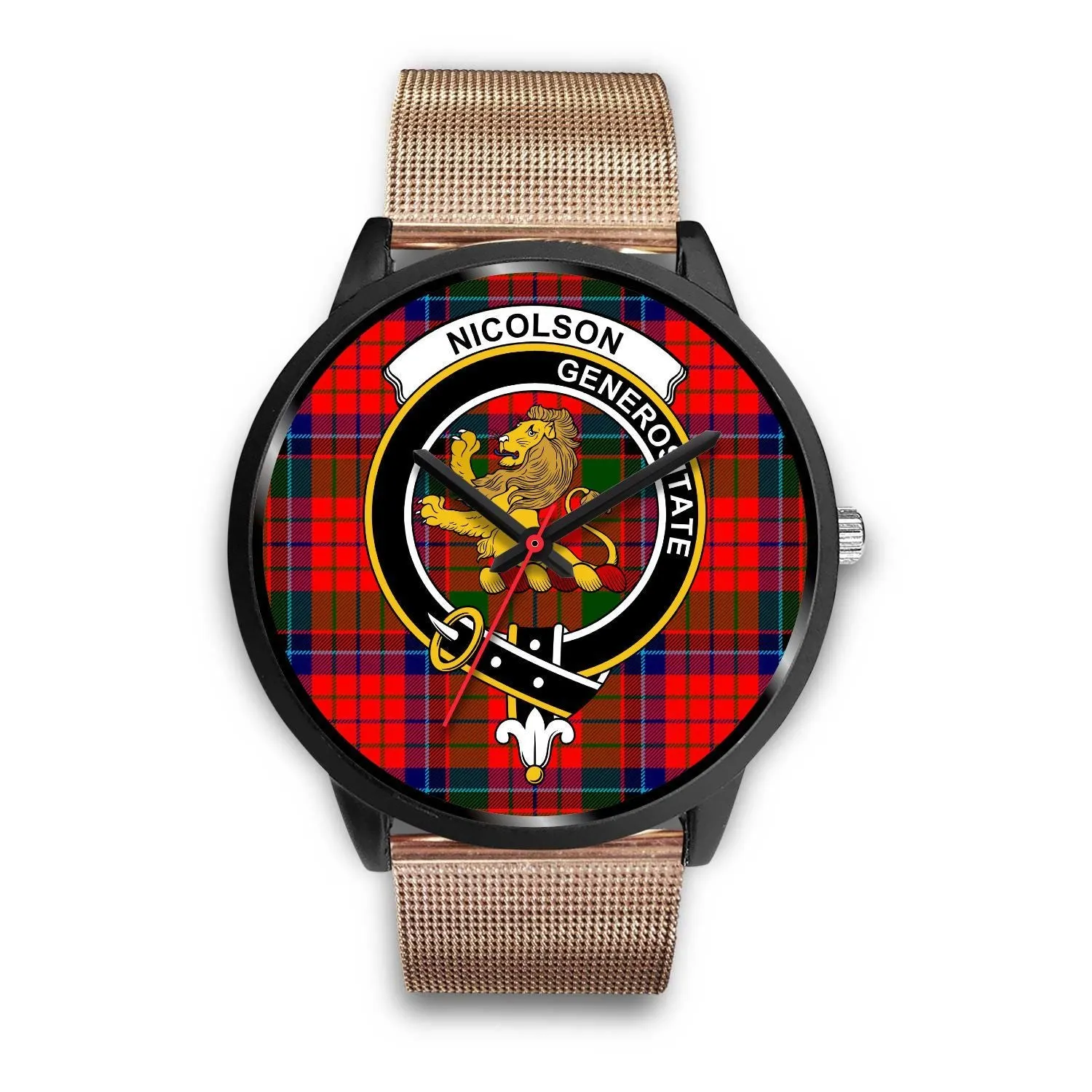 Nicolson Modern Clan Badge Tartan Black Watch