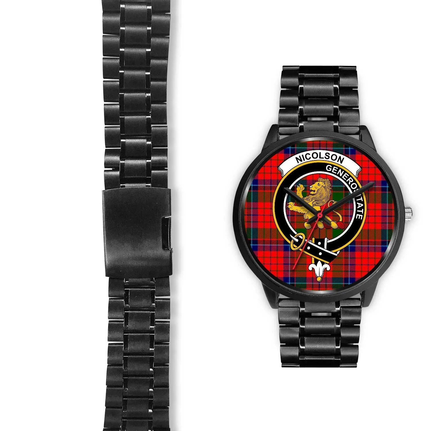 Nicolson Modern Clan Badge Tartan Black Watch