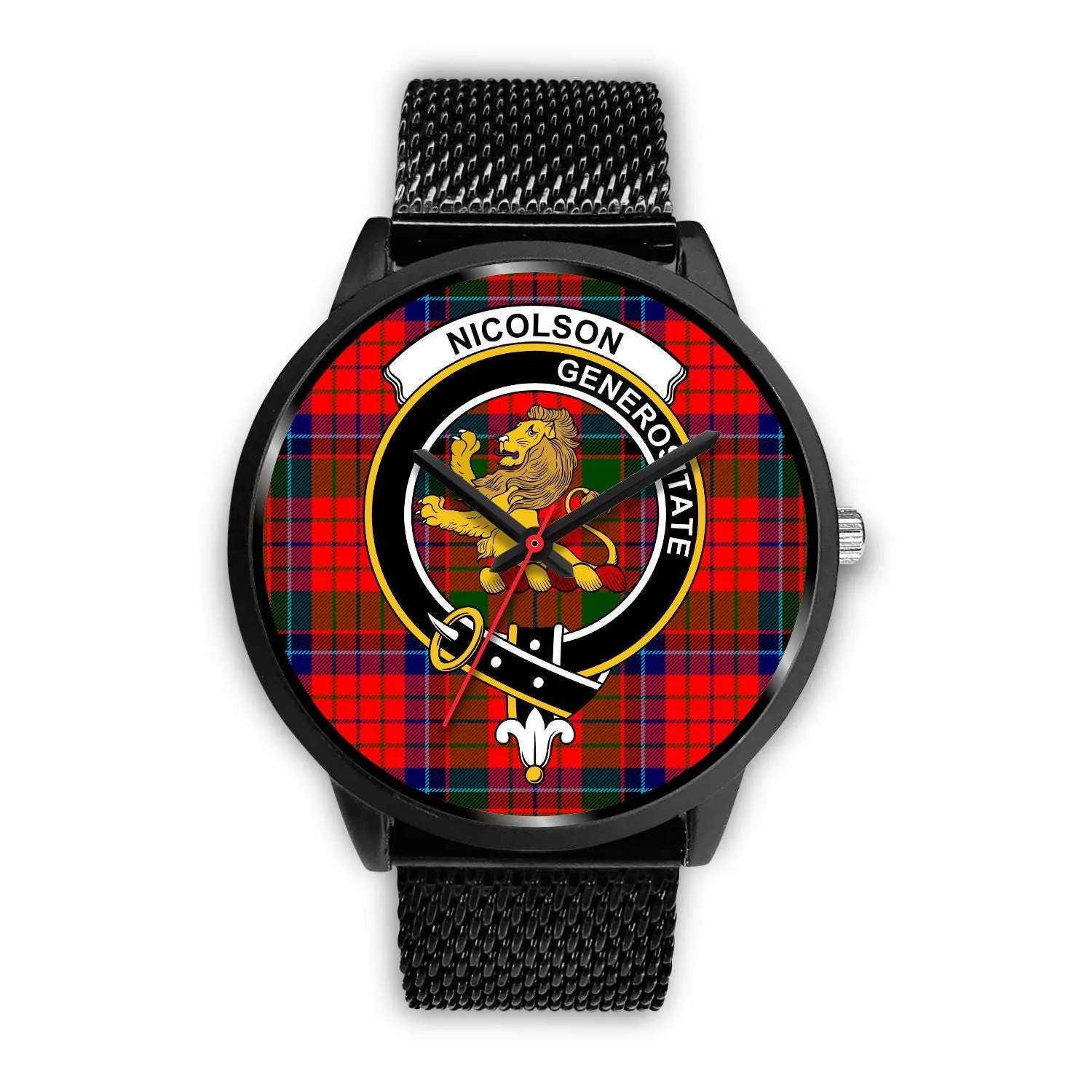 Nicolson Modern Clan Badge Tartan Black Watch