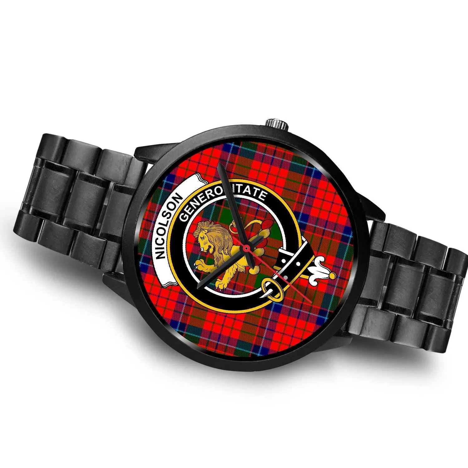 Nicolson Modern Clan Badge Tartan Black Watch