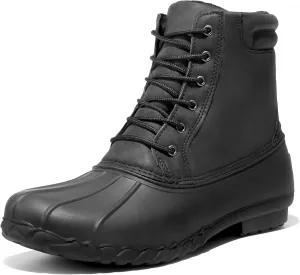 NORTIV 8 Men's Duck Boots Snow Winter Classic Insulated Waterproof Shell Boot