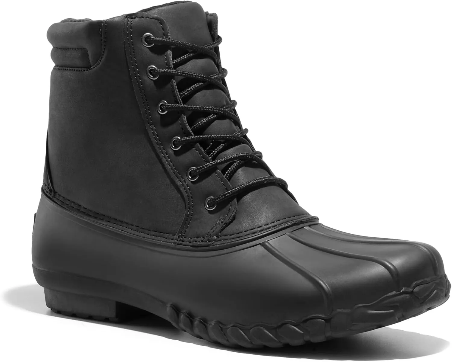 NORTIV 8 Men's Duck Boots Snow Winter Classic Insulated Waterproof Shell Boot