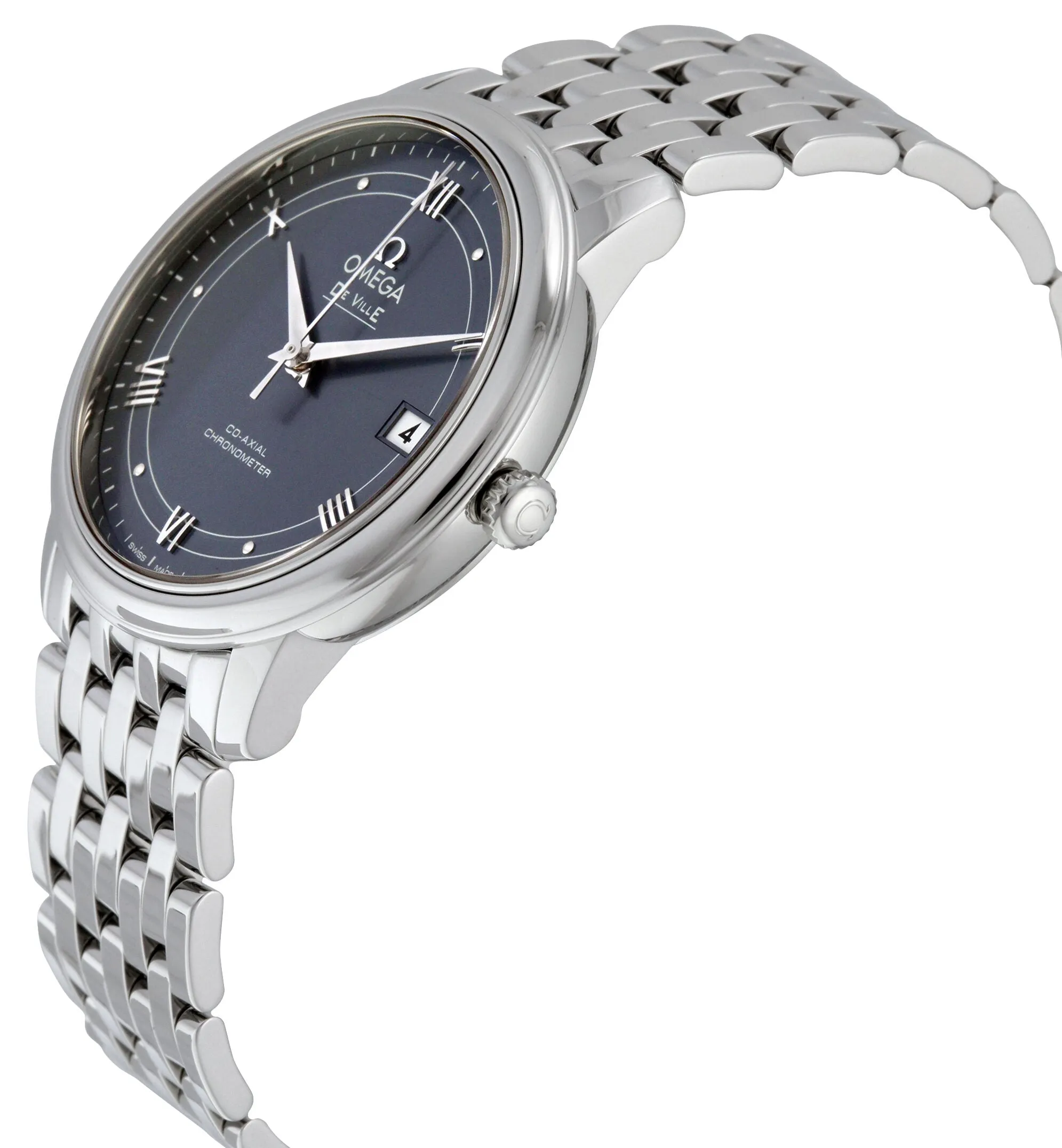 Omega De Ville Prestige Automatic Blue Dial Unisex Watch 424.10.37.20.03.002