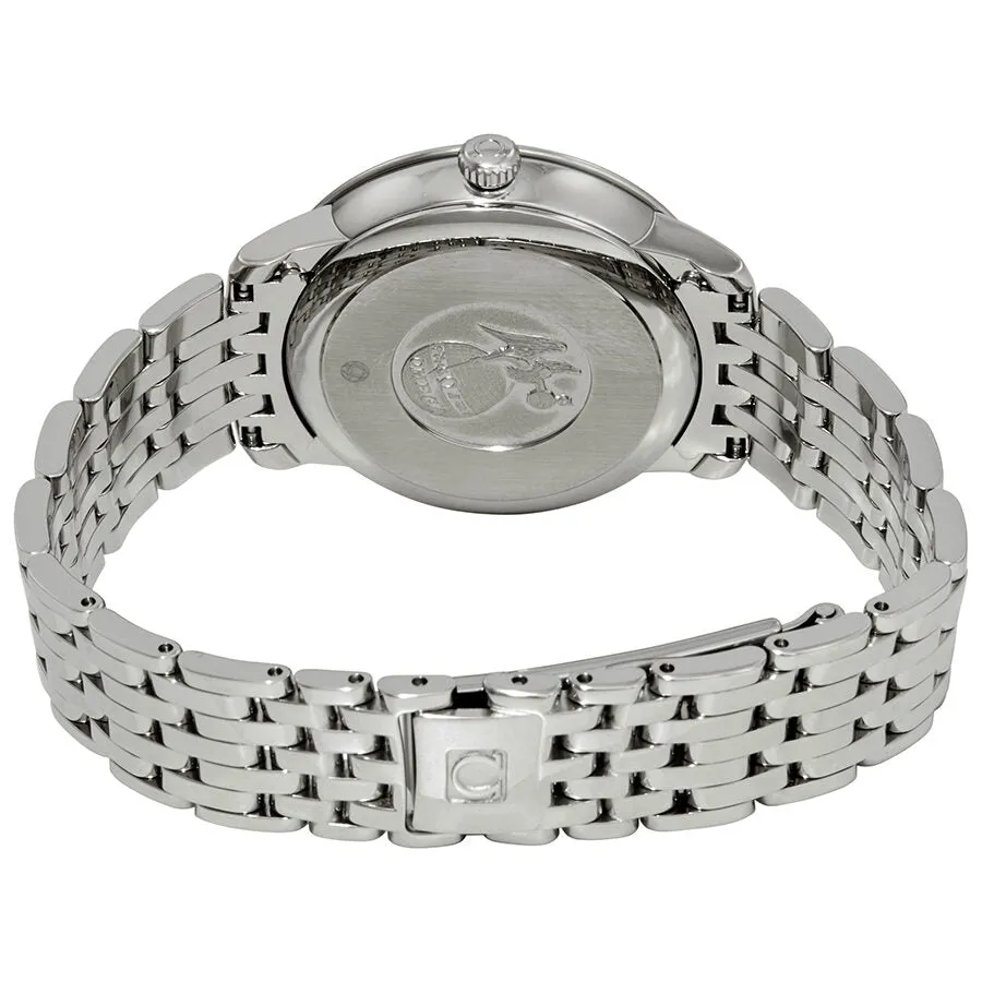 Omega De Ville Prestige Blue Mother of Pearl Diamond Dial Ladies Watch 424.10.33.20.57.001