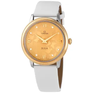 Omega De Ville Prestige Butterfly Champagne with Diamonds Dial Ladies Watch 424.22.33.60.58.001